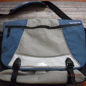 High Sierra Tank Messenger Bag - Blue/grey